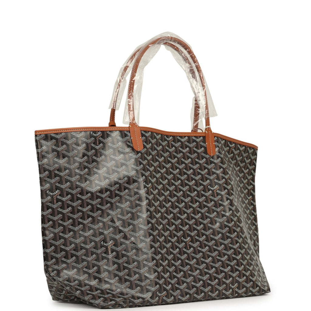 Goyard Saint Louis GM Tote - Black / Tan