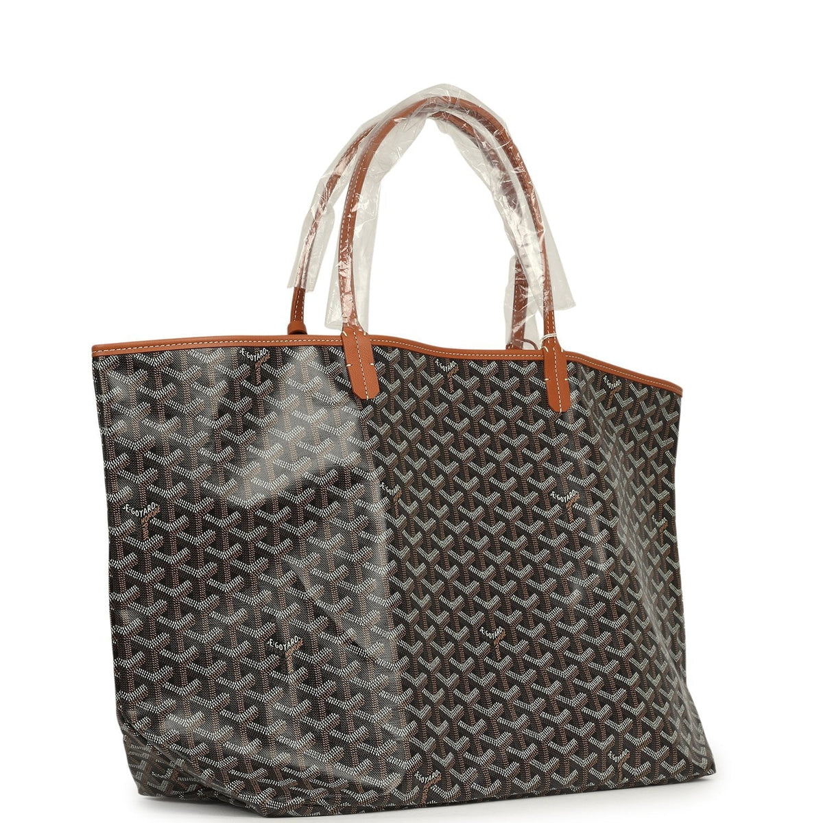 Goyard Saint Louis GM Tote - Black / Tan