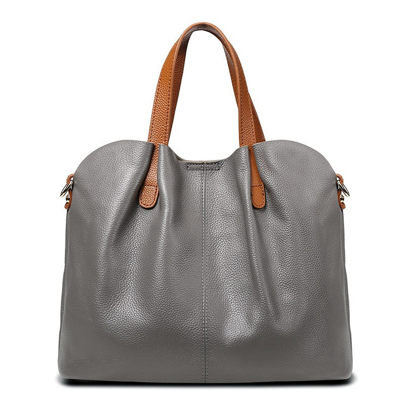 Alana | Sacs à main en cuir véritable Sac à main femme en cuir de vachette grain litchi