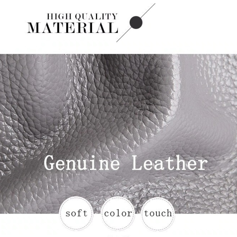 Alana | Sacs à main en cuir véritable Sac à main femme en cuir de vachette grain litchi