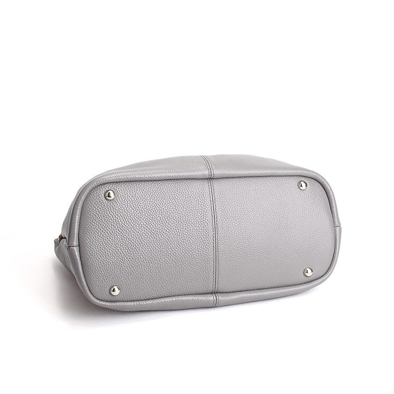 Alana | Sacs à main en cuir véritable Sac à main femme en cuir de vachette grain litchi