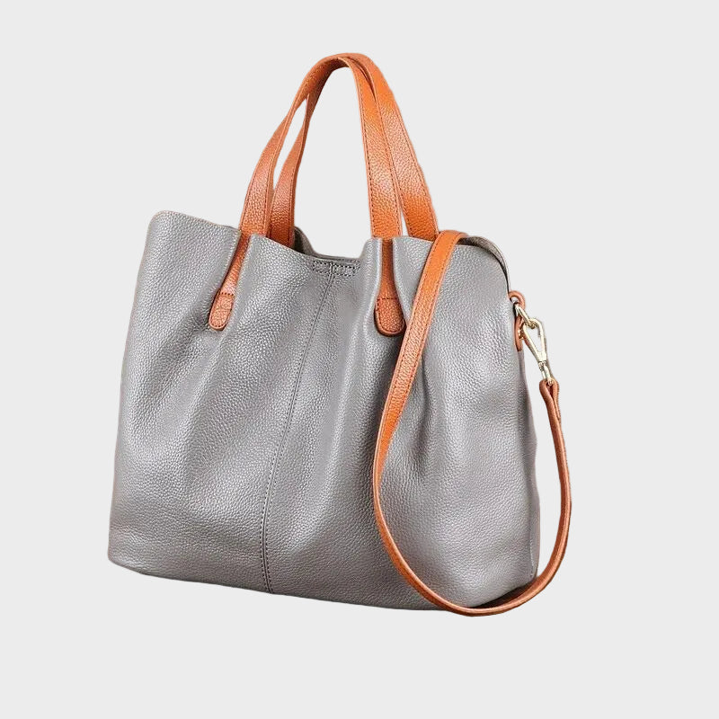 Alana | Sacs à main en cuir véritable Sac à main femme en cuir de vachette grain litchi