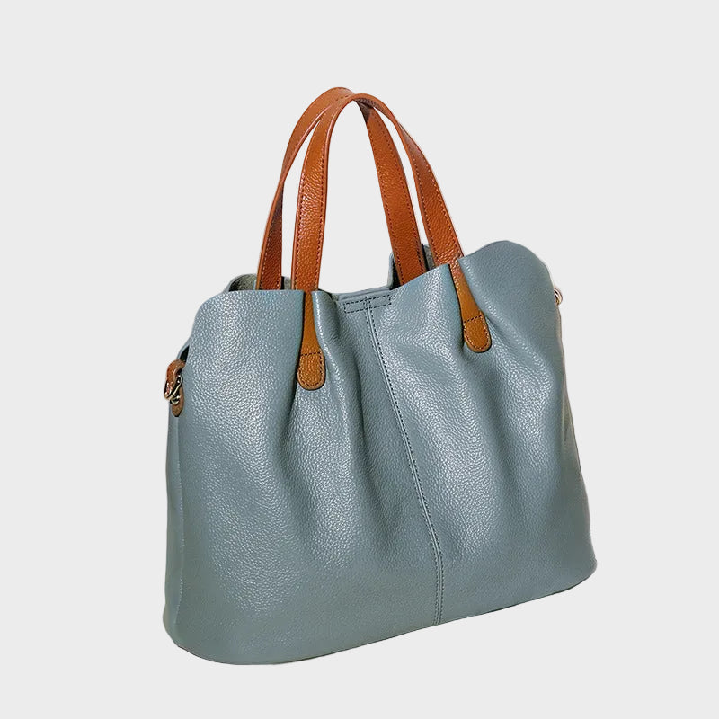 Alana | Sacs à main en cuir véritable Sac à main femme en cuir de vachette grain litchi