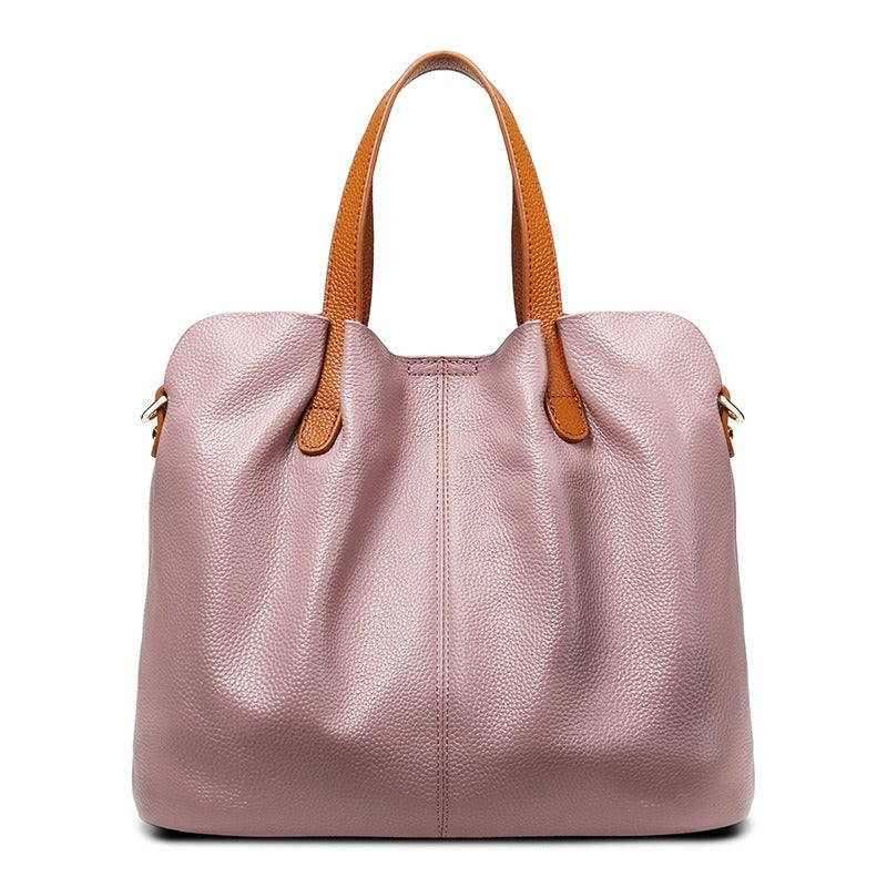 Alana | Sacs à main en cuir véritable Sac à main femme en cuir de vachette grain litchi
