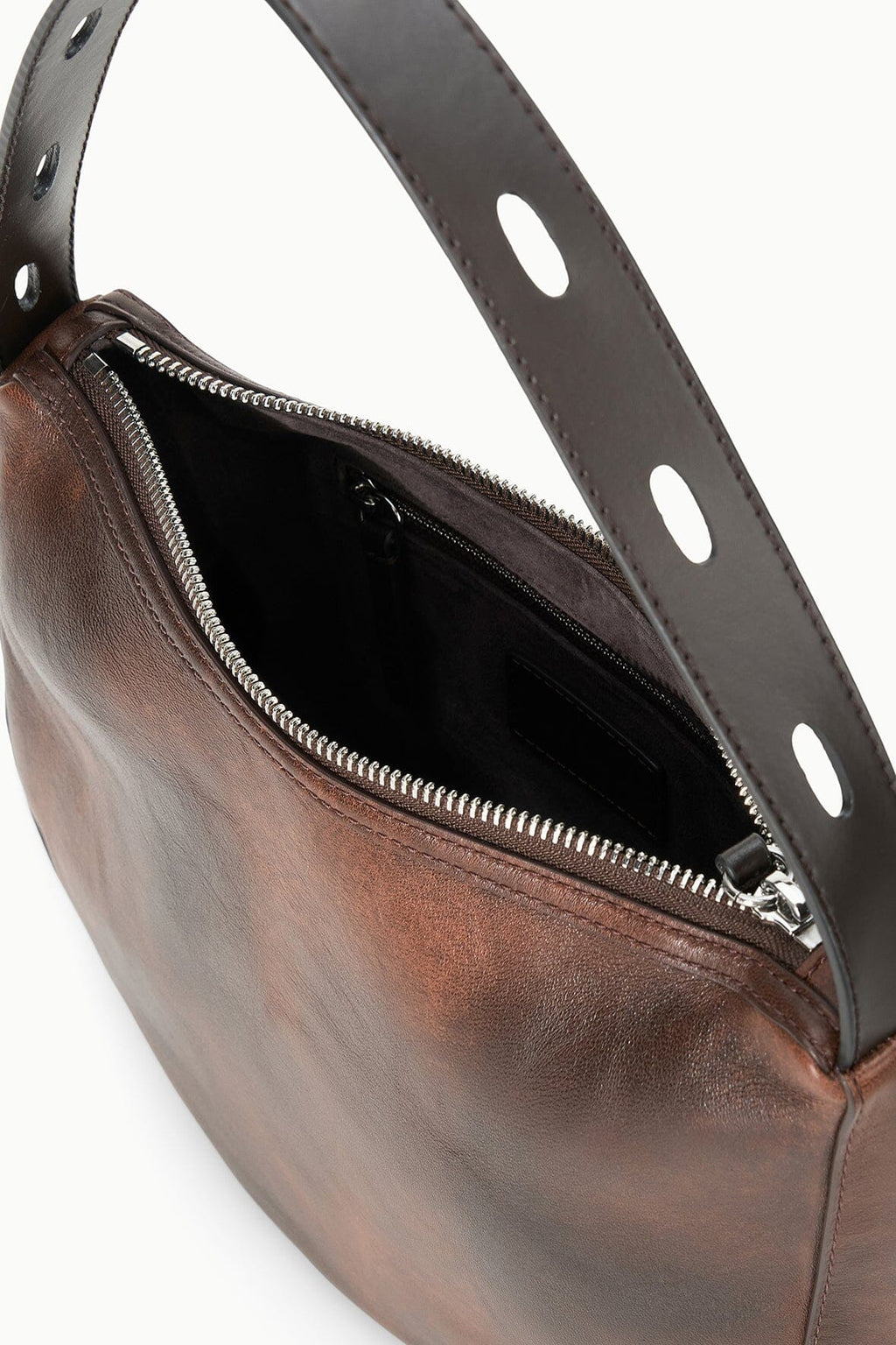 Staud Levi Bag - Espresso Distressed