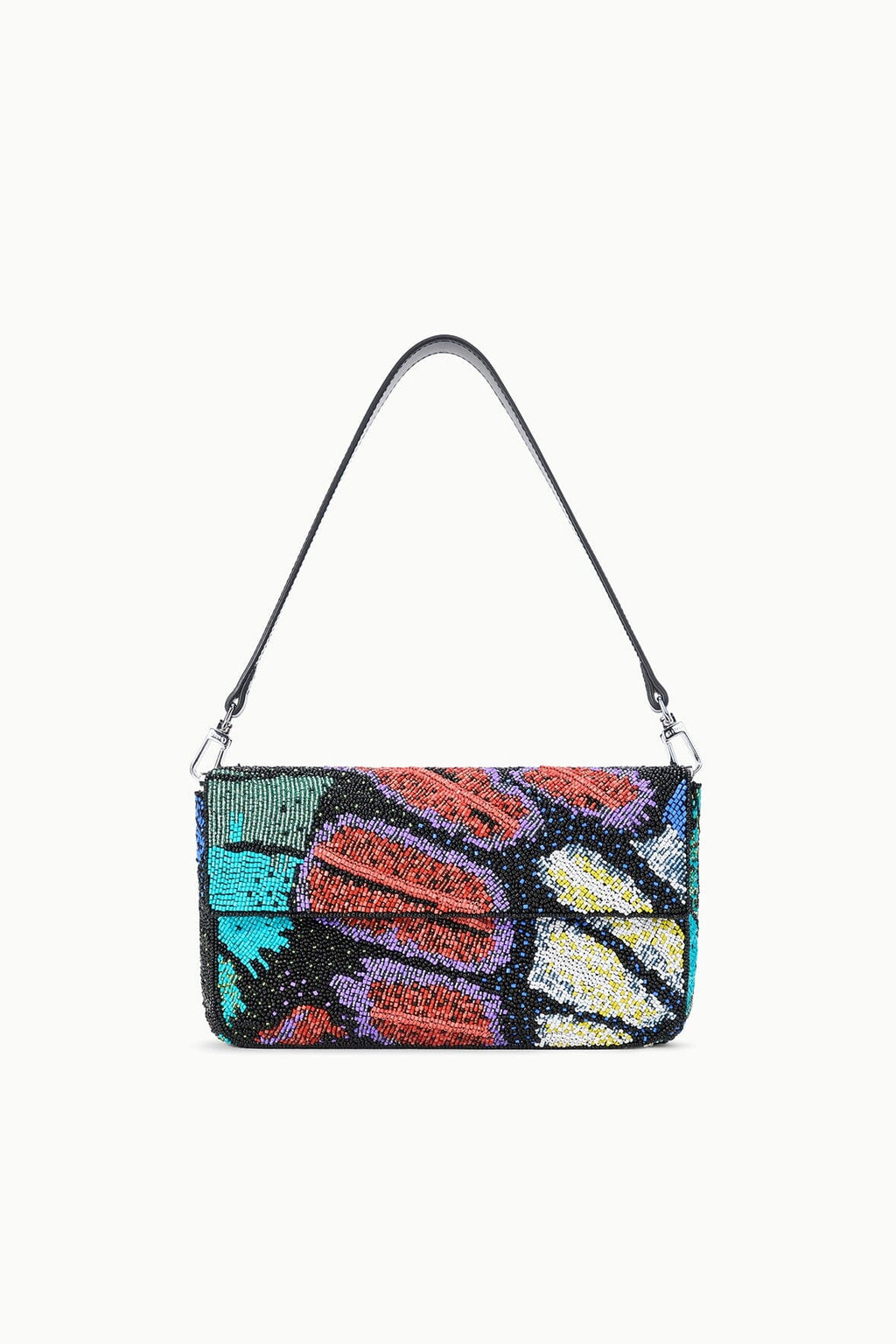 Staud Timmy Shoulder Bag - Butterfly Chrome