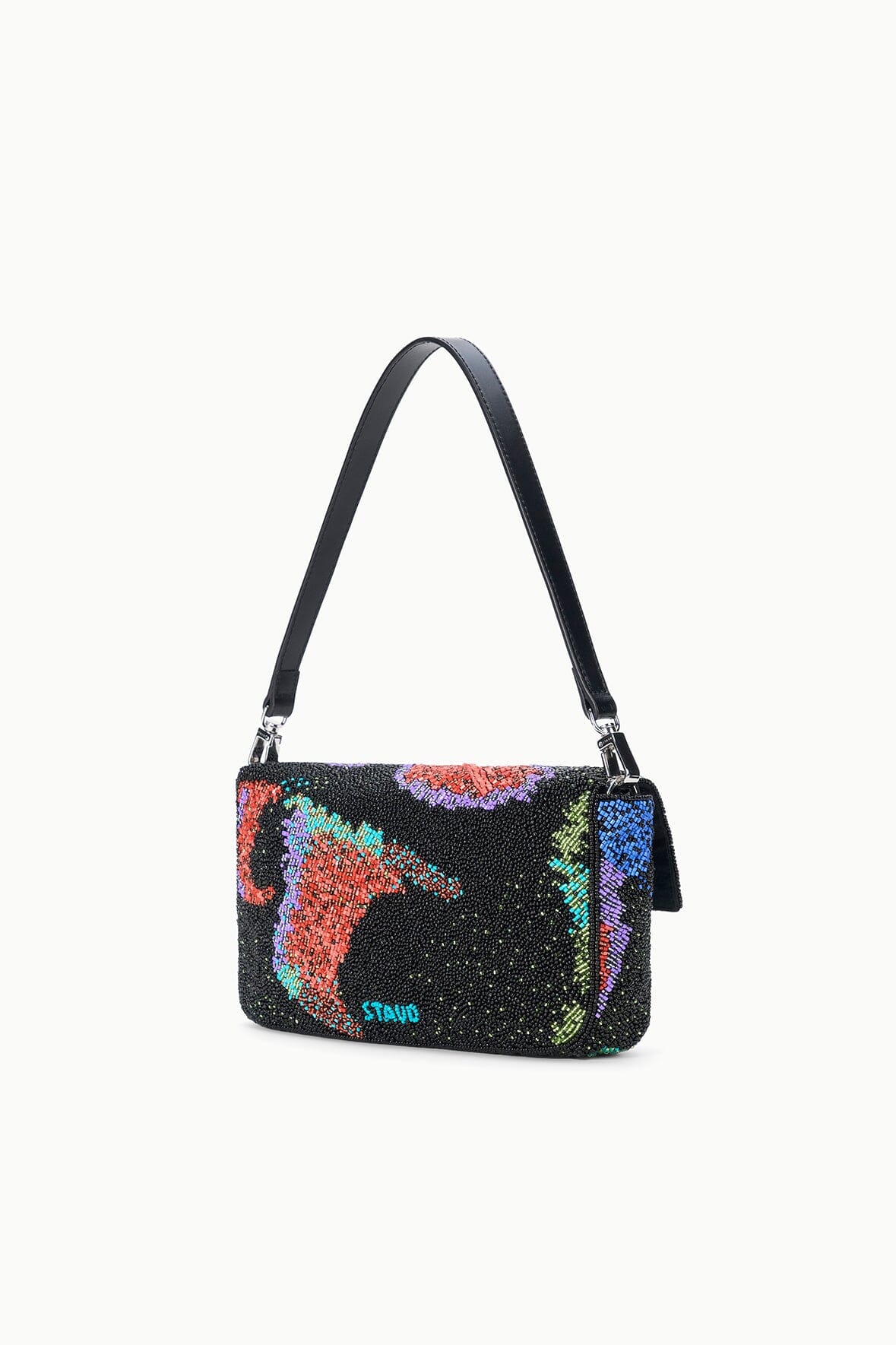 Staud Timmy Shoulder Bag - Butterfly Chrome
