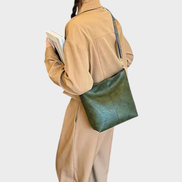 Demetra | Sac pour femme en similicuir PU léger vert