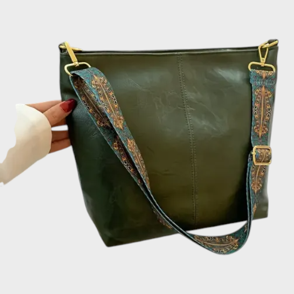 Demetra | Sac pour femme en similicuir PU léger vert