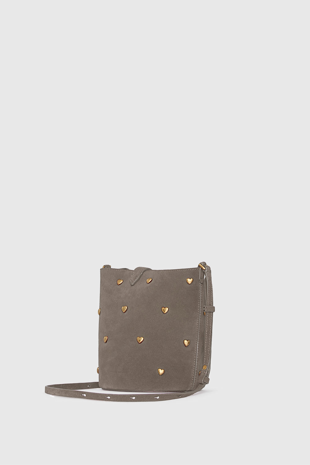 Rebecca Minkoff Small Heart Bucket - Nude
