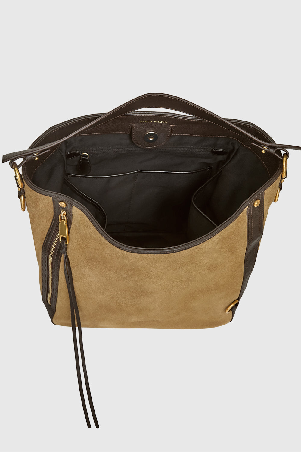 Rebecca Minkoff M.A.B. Hobo - Khaki Suede