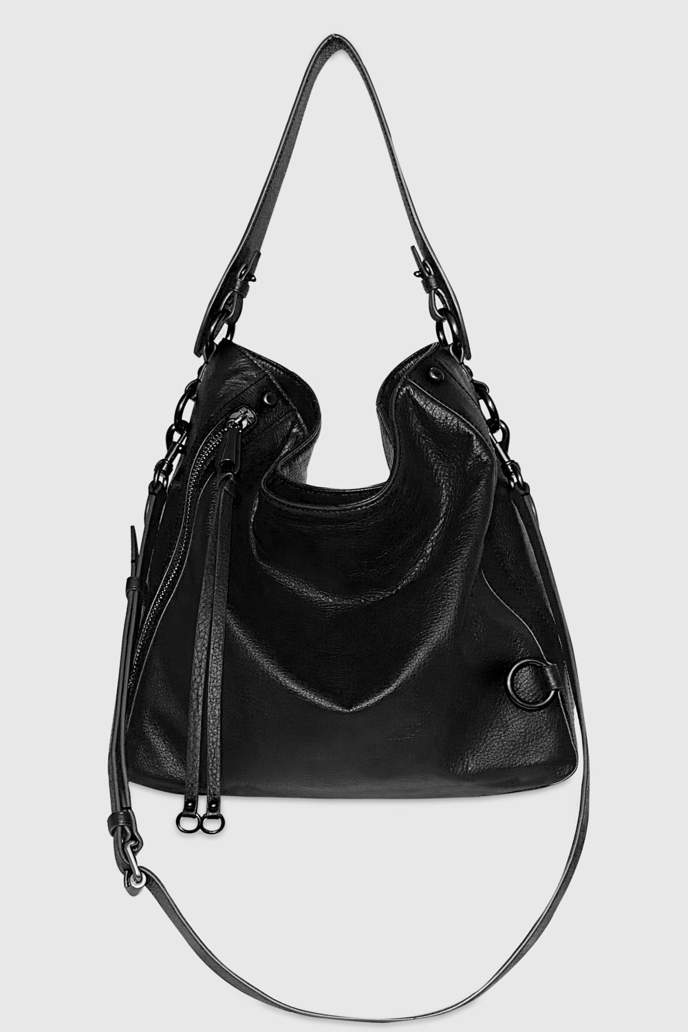 Rebecca Minkoff M.A.B. Hobo - Black / Black Shellac