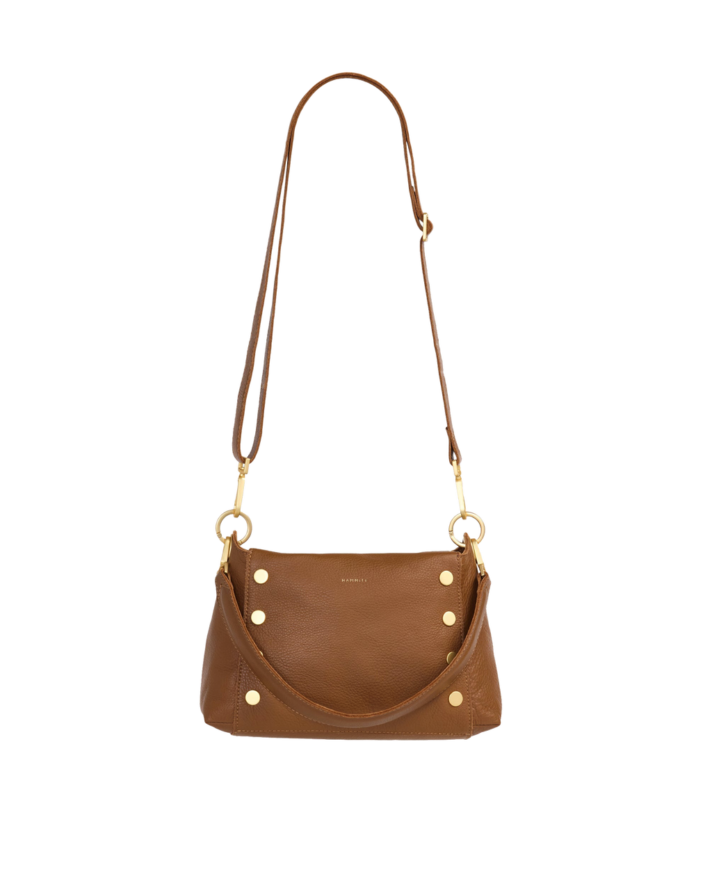 Hammitt Bryant Medium - Mahogany Pebble / Brushed Gold Red Zip