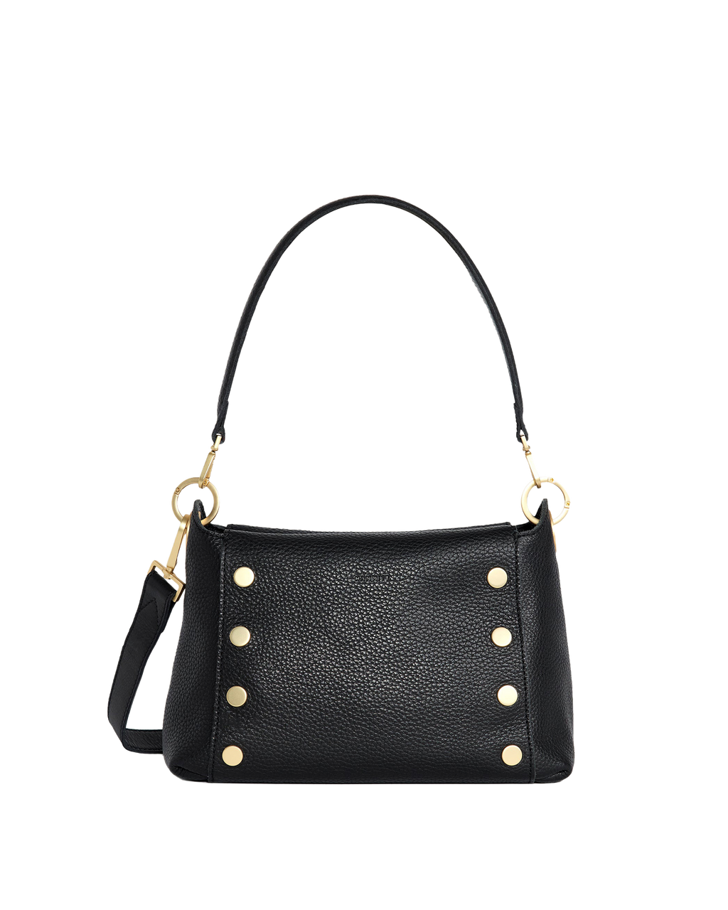 Hammitt Bryant Medium - Black / Brushed Gold Red Zip