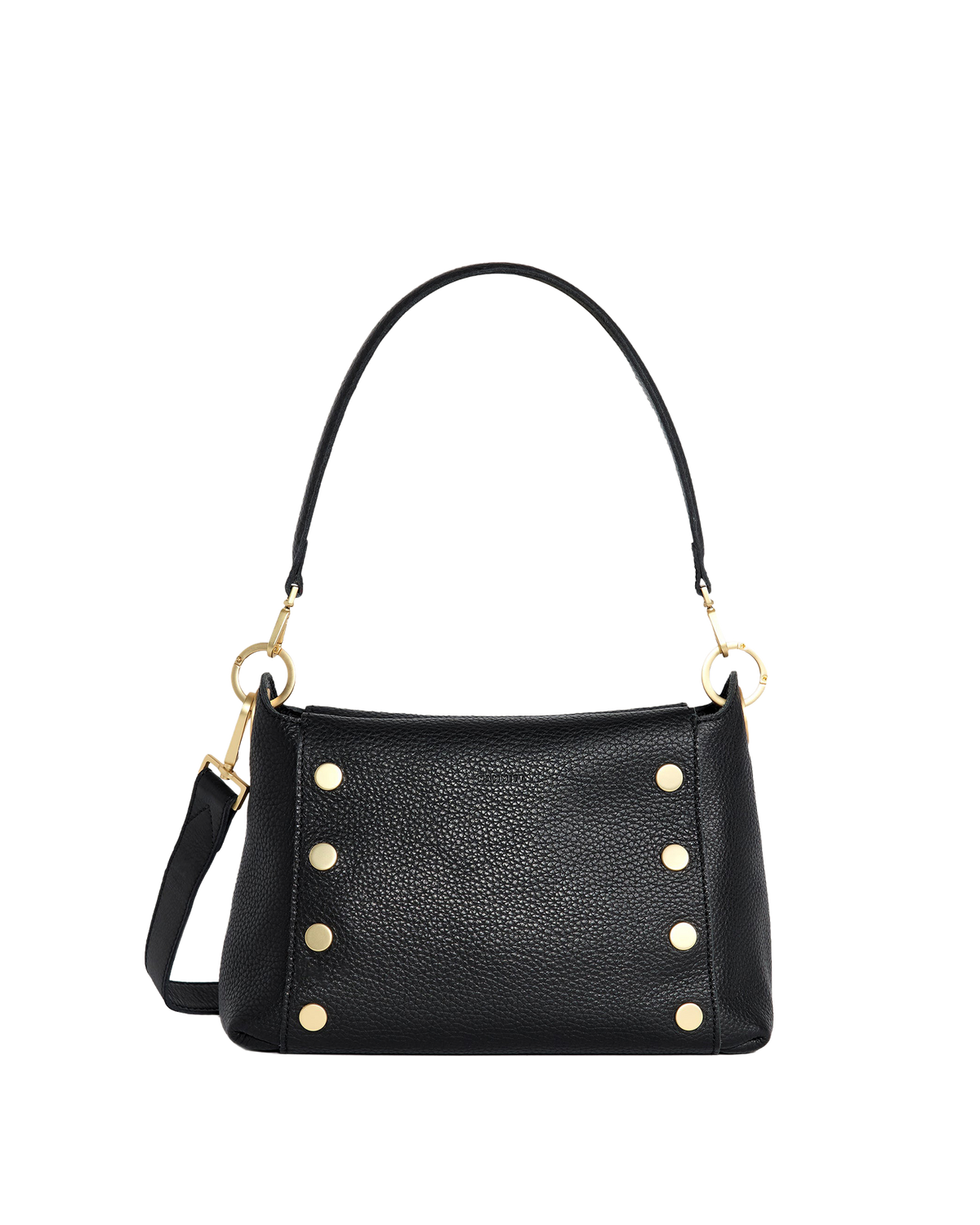 Hammitt Bryant Medium - Black / Brushed Gold Red Zip