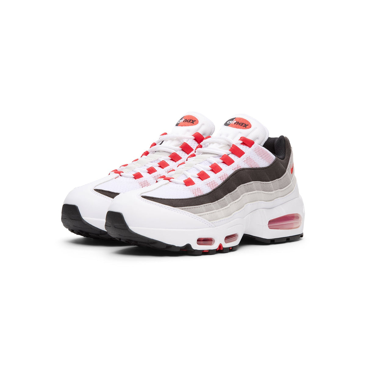 Nike Air Max 95 Big Bubble - White / Comet Red / Neutral Grey