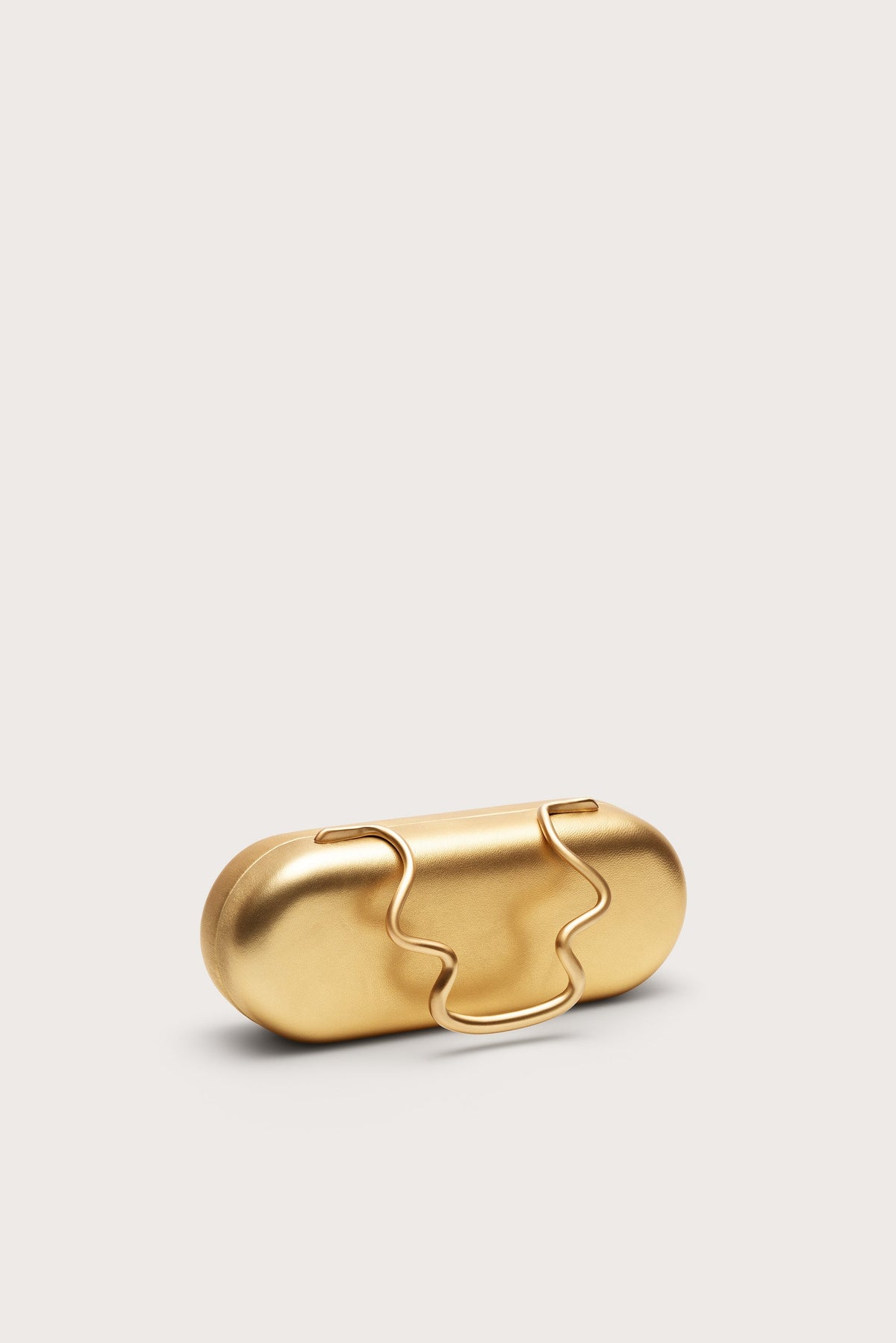 Cult Gaia Ilaria Clutch - Brass