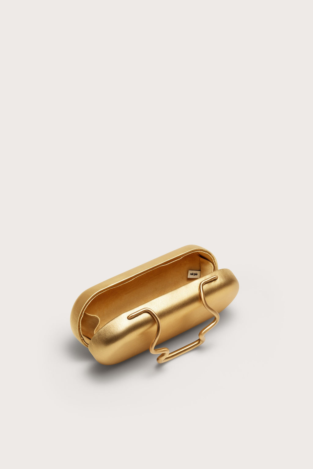 Cult Gaia Ilaria Clutch - Brass