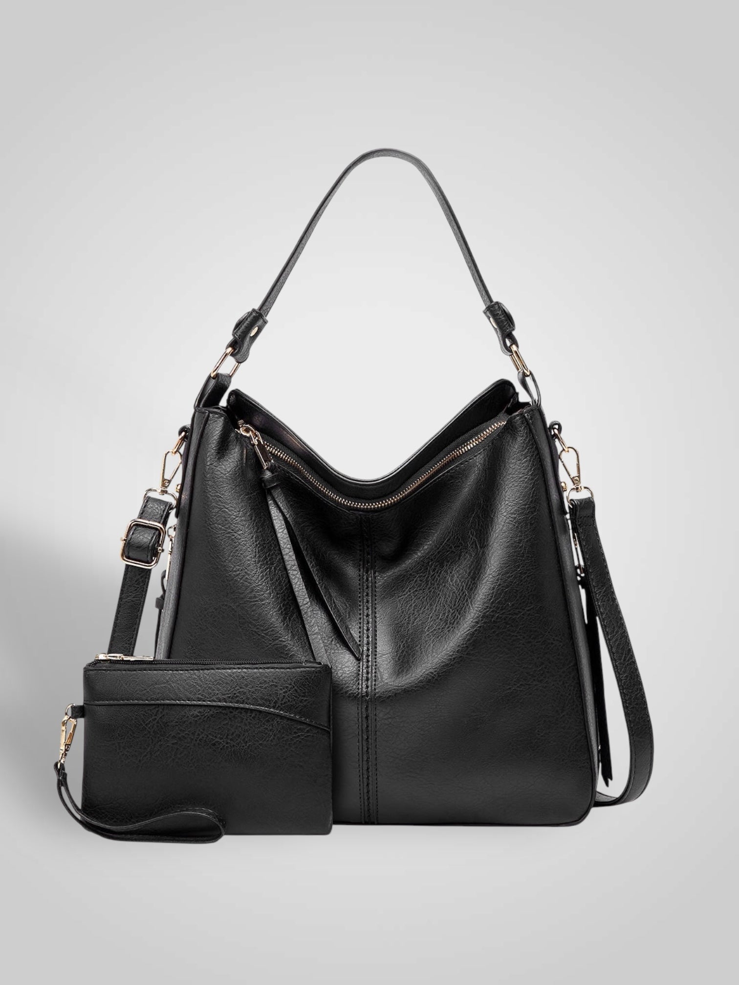 Souf | Sac hobo antivol en cuir de luxe