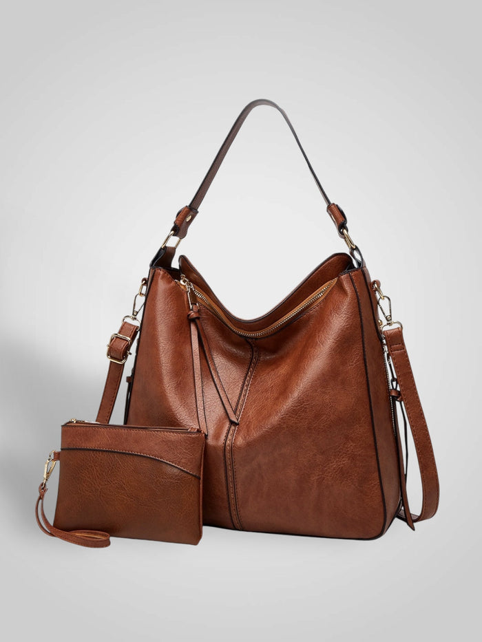 Souf | Sac hobo antivol en cuir de luxe