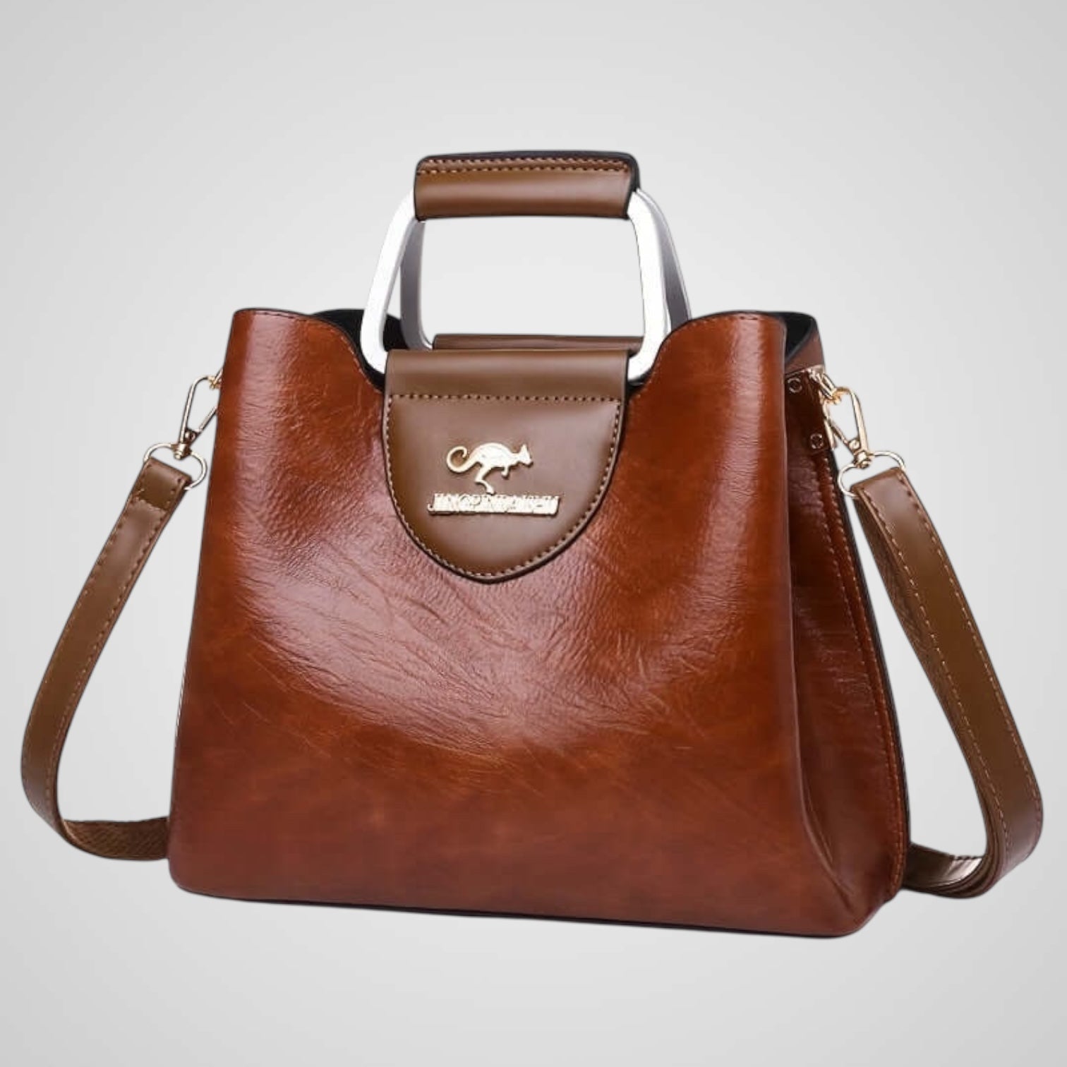 Anna | Sac en cuir bicolore élégant