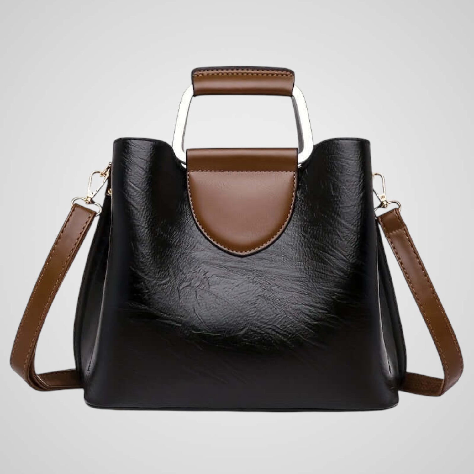 Anna | Sac en cuir bicolore élégant