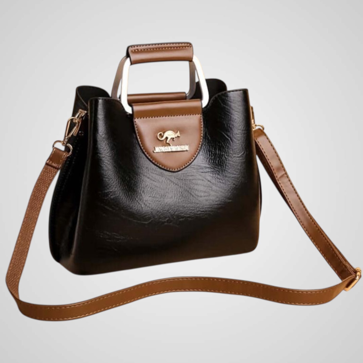Anna | Sac en cuir bicolore élégant