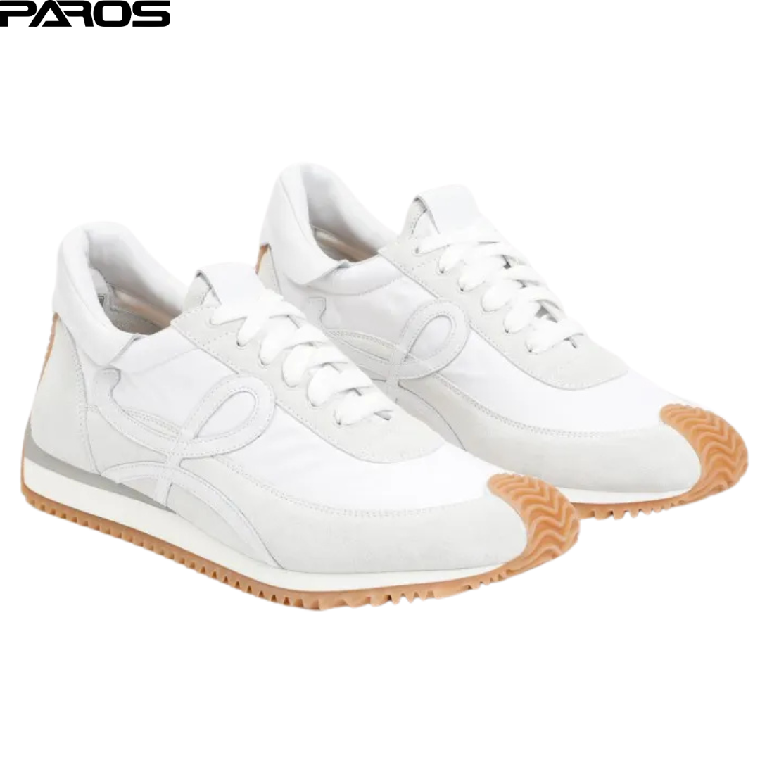 Loewe Flow Runner - White Nylon / Suede