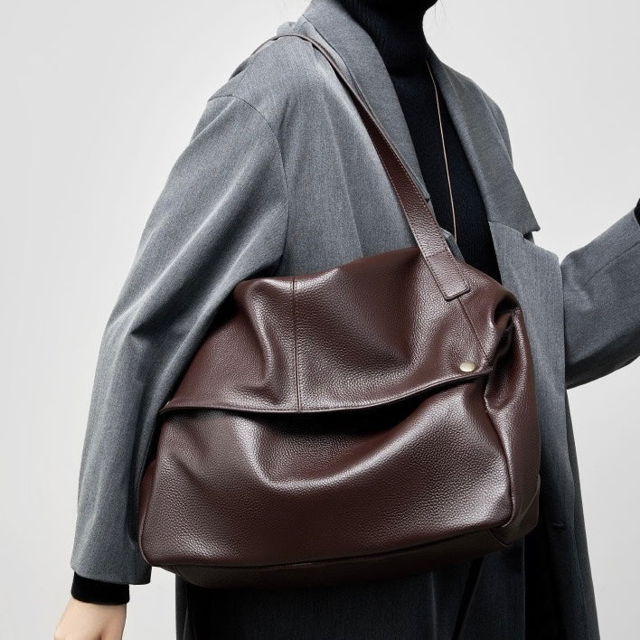 Adriani | Sac minimaliste souple en cuir véritable, idéal au quotidien