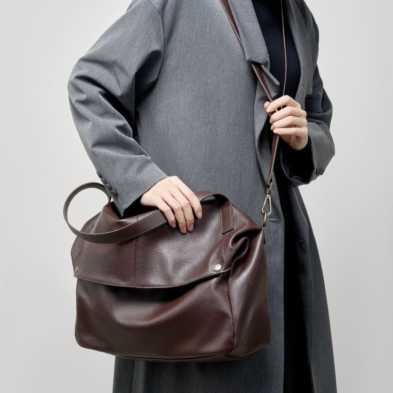 Adriani | Sac minimaliste souple en cuir véritable, idéal au quotidien