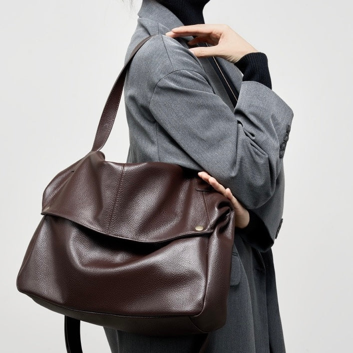 Adriani | Sac minimaliste souple en cuir véritable, idéal au quotidien