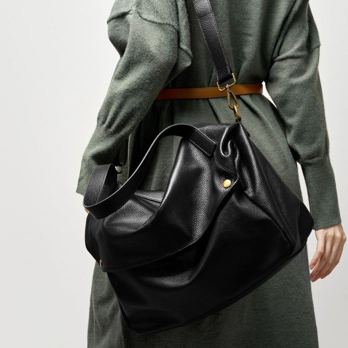 Adriani | Sac minimaliste souple en cuir véritable, idéal au quotidien