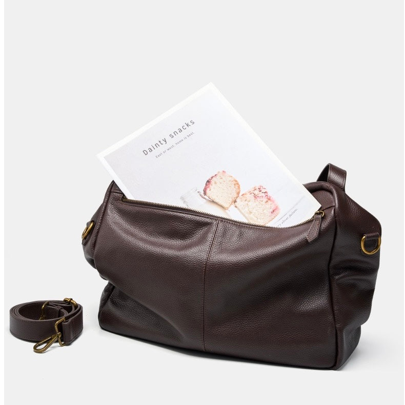 Adriani | Sac minimaliste souple en cuir véritable, idéal au quotidien