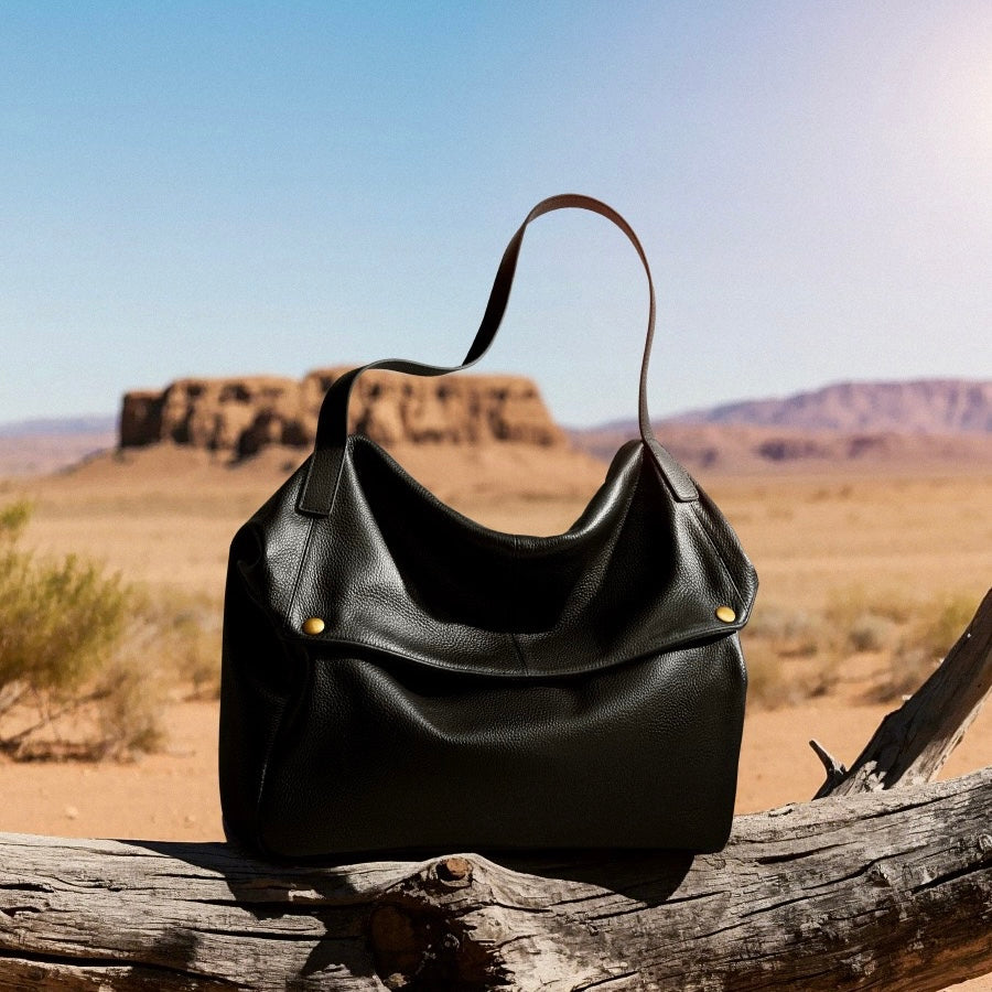 Adriani | Sac minimaliste souple en cuir véritable, idéal au quotidien