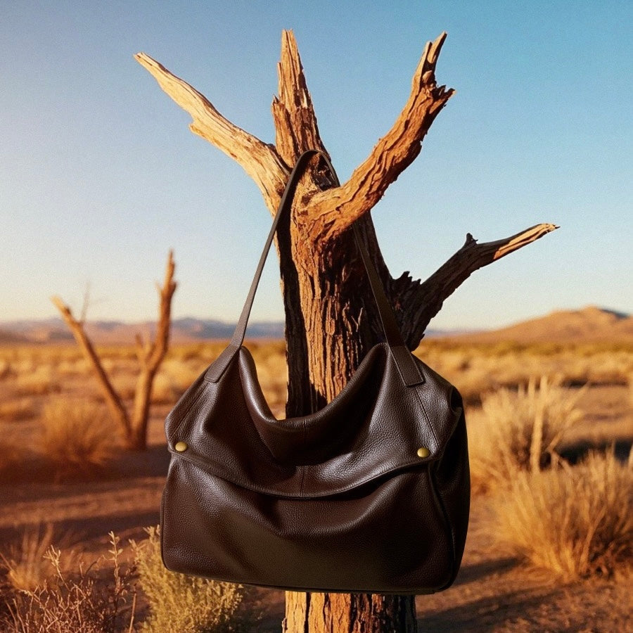 Adriani | Sac minimaliste souple en cuir véritable, idéal au quotidien