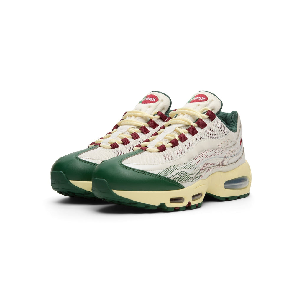 Nike Air Max 95 Big Bubble - Phantom / Team Red / Fir / Alabaster