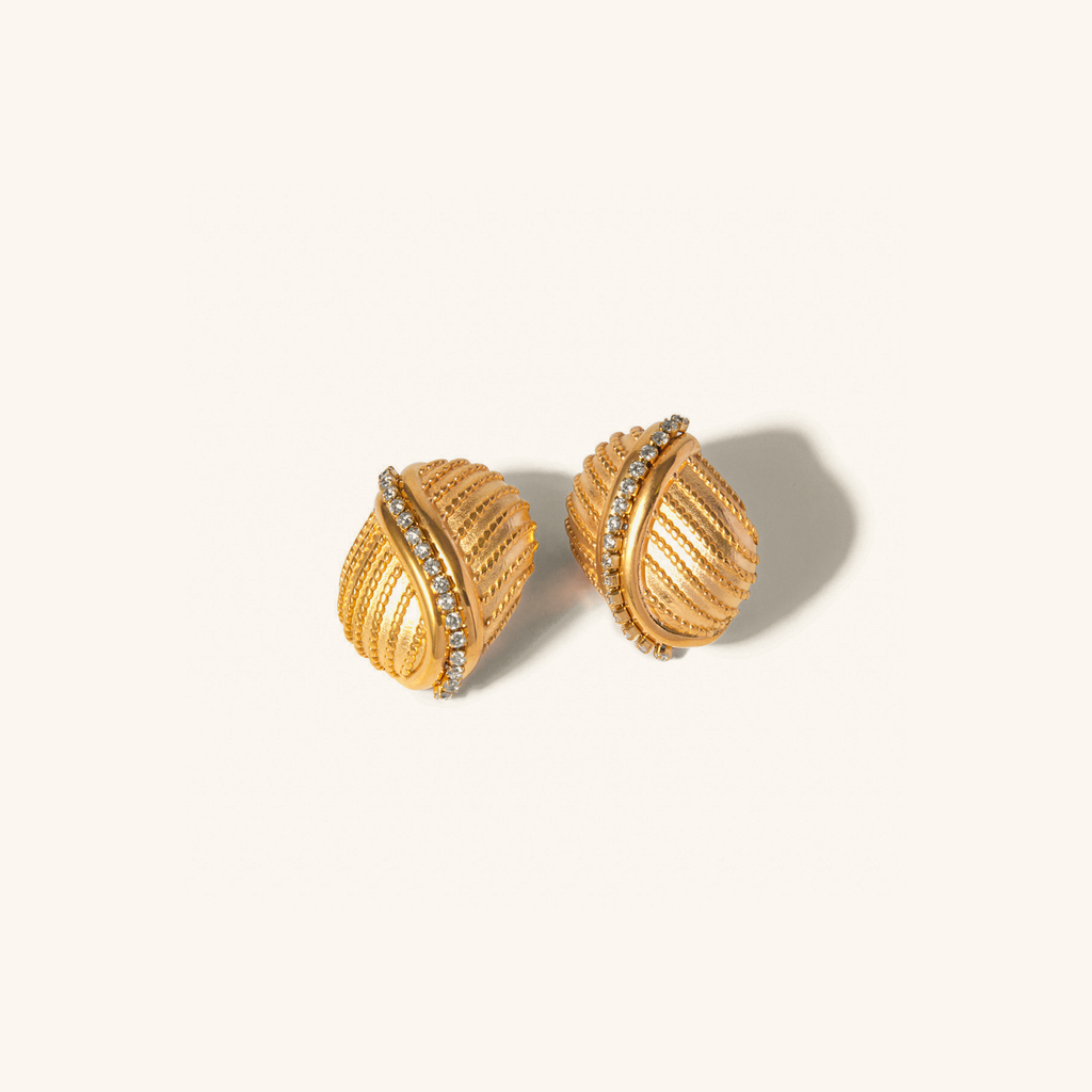 Boucles d'oreilles Odine en or 18 carats pour femme