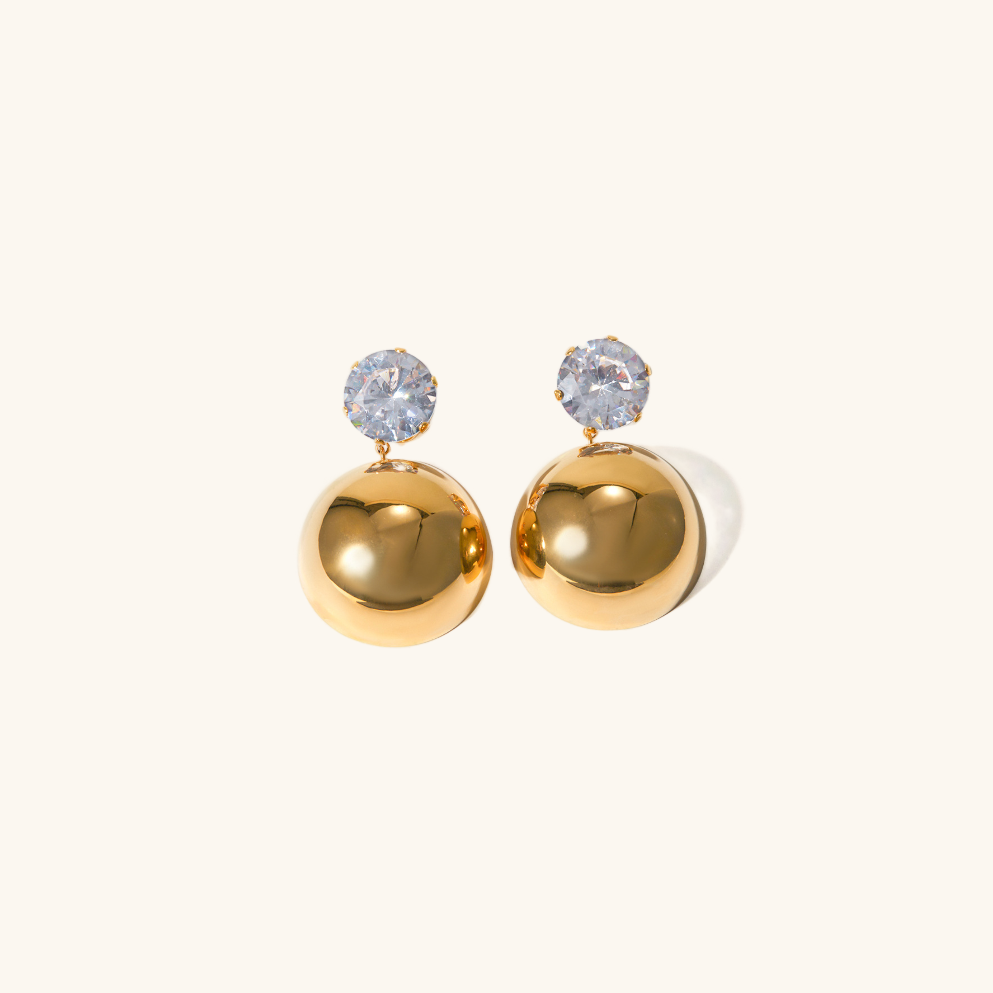 Boucles d'oreilles Gretta en or pour femme