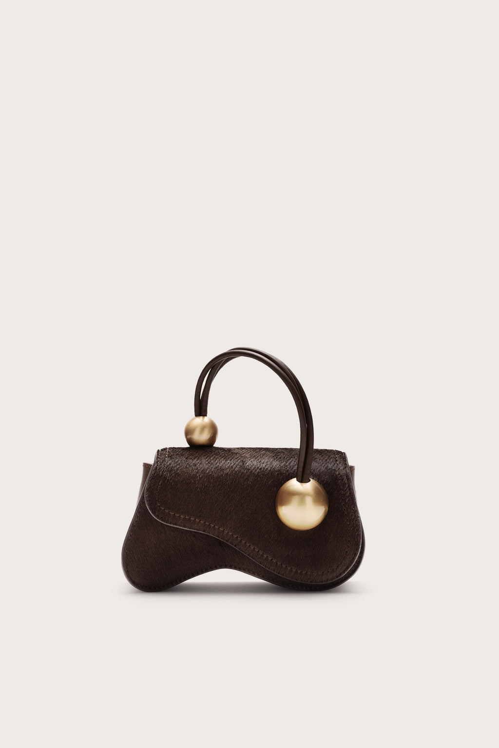 Cult Gaia Kazia Nano Crossbody Bag - Dark Java
