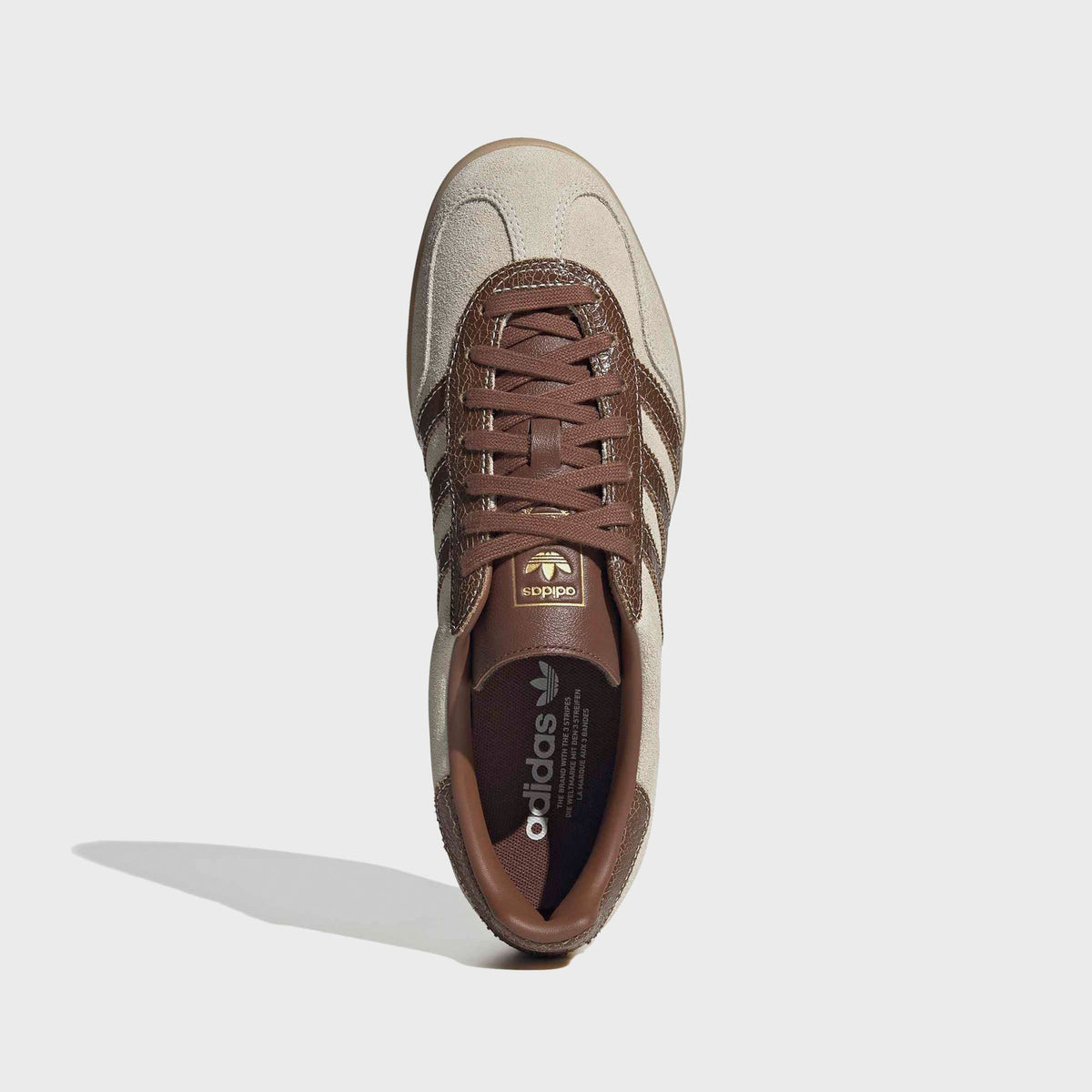 Adidas Gazelle Indoor - Off White / Preloved Brown / Gum