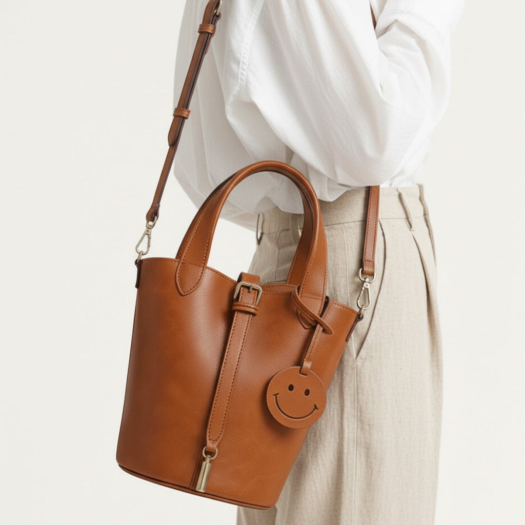 Clara | Sac en cuir "Smile"