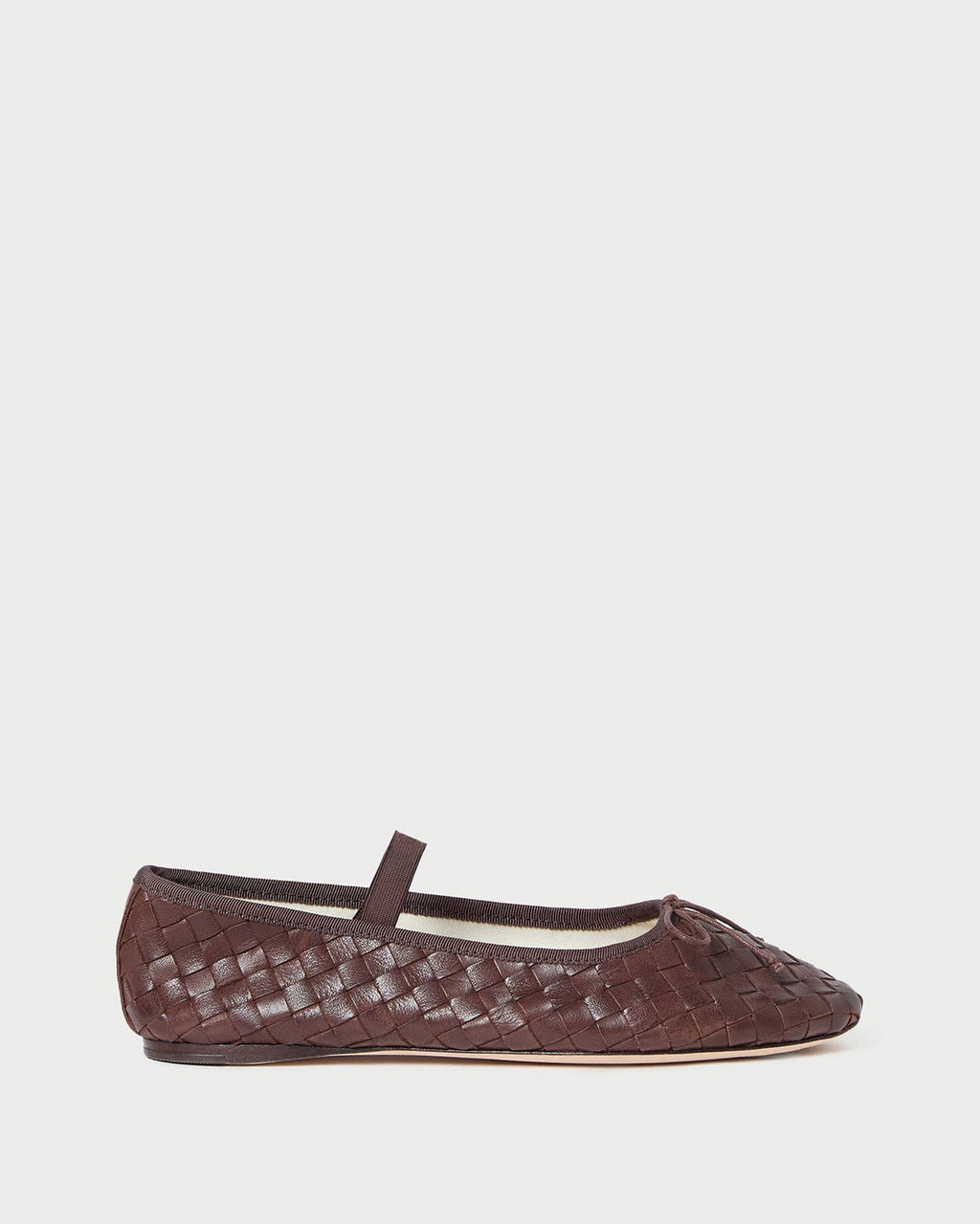 Loeffler Randall Leonie Woven Ballet Flat - Espresso