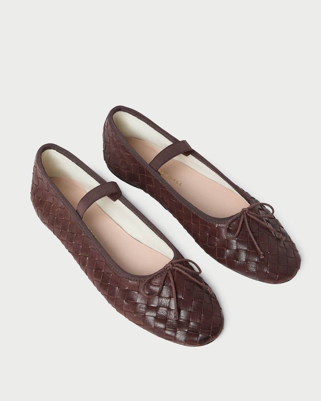 Loeffler Randall Leonie Woven Ballet Flat - Espresso