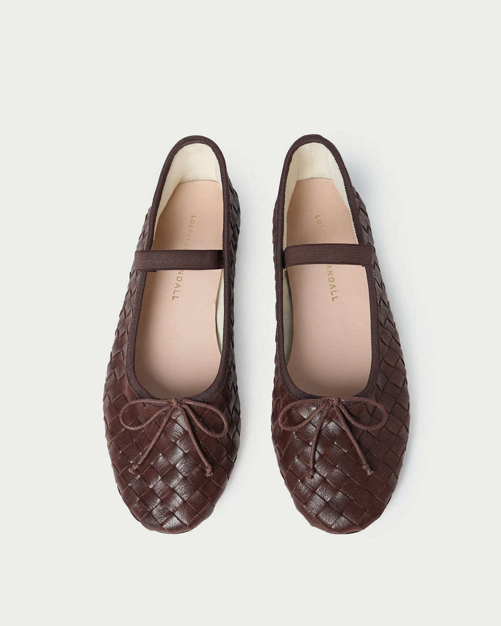 Loeffler Randall Leonie Woven Ballet Flat - Espresso