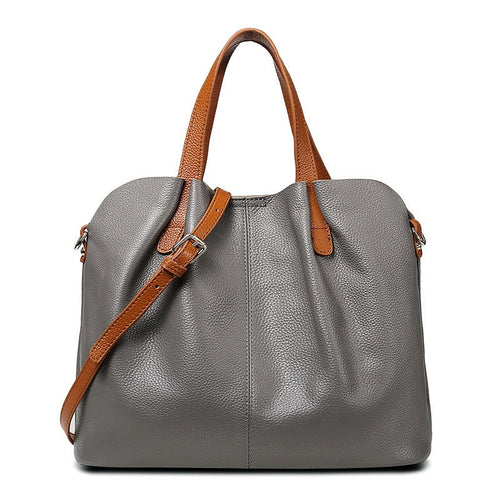 Alana | Sacs à main en cuir véritable Sac à main femme en cuir de vachette grain litchi