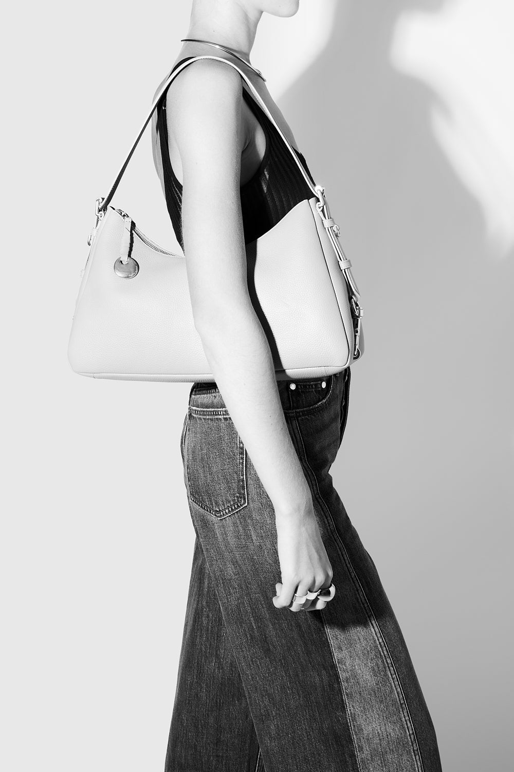 Rebecca Minkoff Mia Large Shoulder Bag - Black