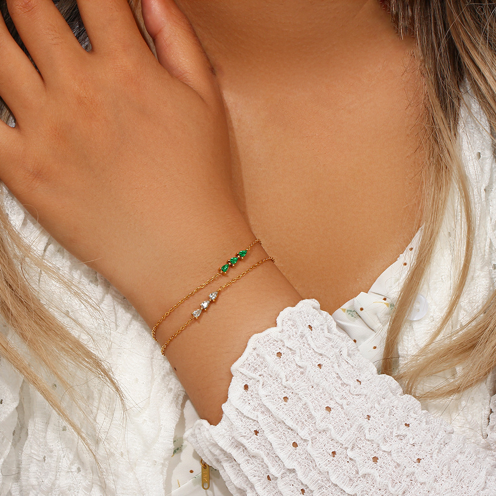 Bracelet Alana en or à diamants pour femme