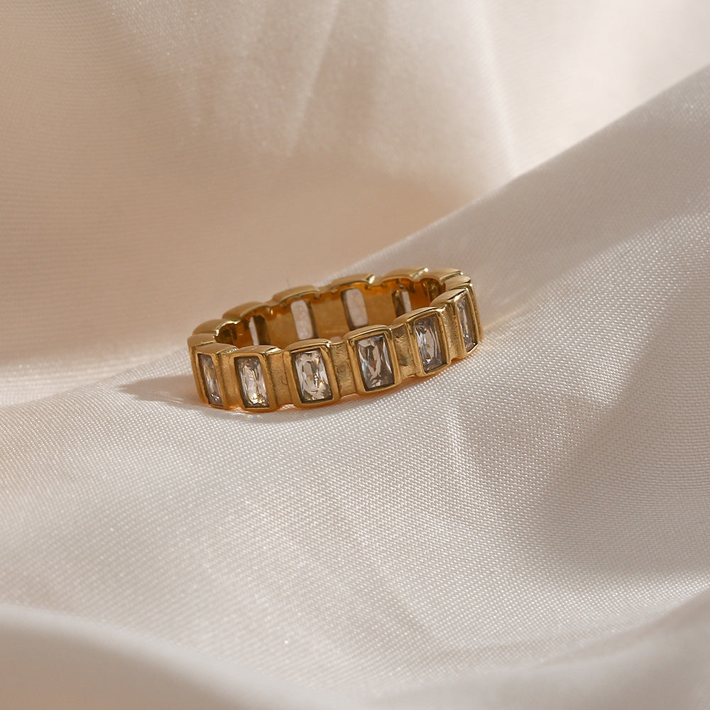 Bague Calla en or 18 carats à diamants pour femme