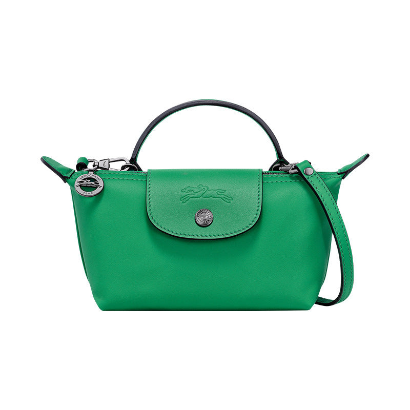 LONGCHAMP MINI SAC EN CUIR - ÉMERAUDE