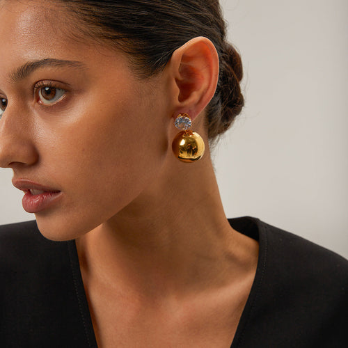 Boucles d'oreilles Gretta en or pour femme